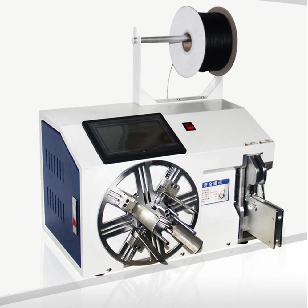 New Computer Cnc Automatic Coil Winder Coil Winding Machine Network Cable, Power Cable, Earphone Cable, Data Cable Tie Machine – Hy-830S New Computer Cnc Automatic Coil Winder Coil Winding Machine Network Cable, Power Cable, Earphone Cable, Data Cable Tie Machine – Hy-830S