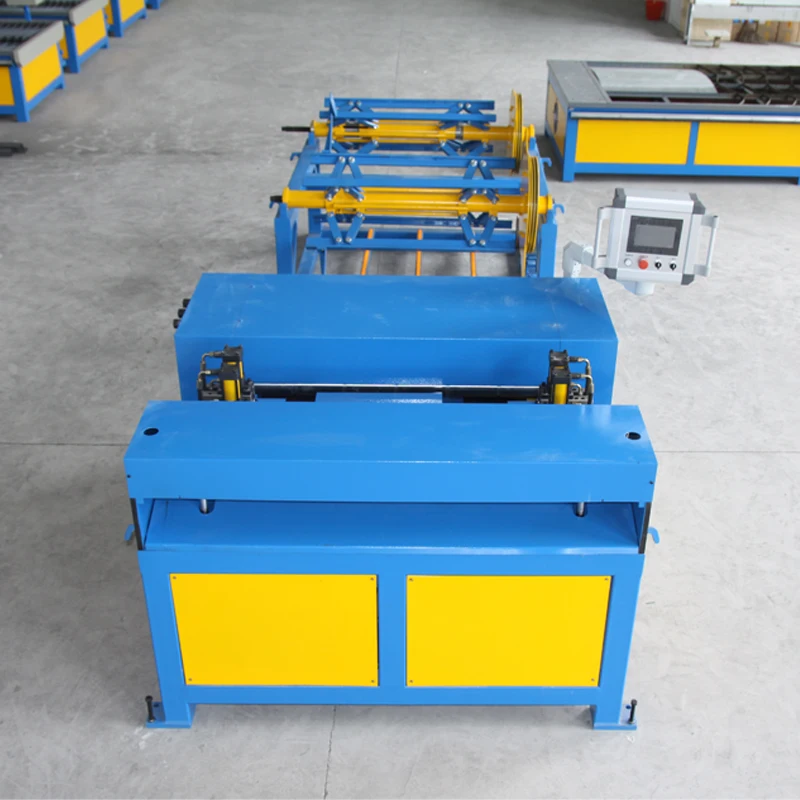 Automatic Hvac Square Air Duct Production Line 2, Auto Rectangular Ventilation Pipe Making And Forming Automatic Hvac Square Air Duct Production Line 2, Auto Rectangular Ventilation Pipe Making And Forming