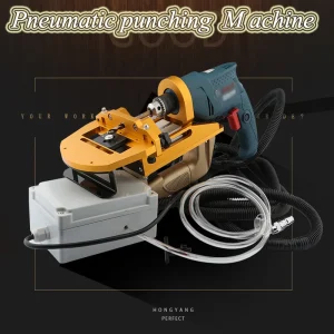 Side Hole Puncher CNC Plate Type Cutting Machine Woodworking Pneumatic Puncher Three-in-one Horizontal Drill HY