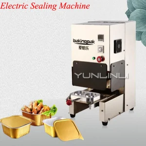 Aluminium Foil Food Cans Electric Sealing Machine Takeaway Food Box Sealing Machine Catering Restaurant Equipment