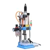 Pneumatic Punching Machine Hand Press Machine Adjustable Force 200KG Pneumatic Puncher 110V/220V Single Column JNA63