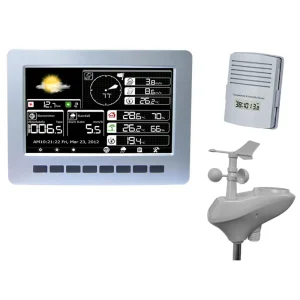 Wireless weather station WiFi connection Solar charging Wireless transmission Data upload Data storage Color display Wireless weather station WiFi connection Solar charging Wireless transmission Data upload Data storage Color display