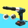 21V Electric rivet gun portable cordless rechargeable electric blind riveter gun support 2.4-4.8mm rivet
