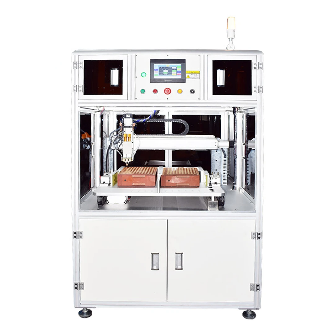 Automatic 18650 21700 26650 32700 Li Cylindrical Battery Pack Assembly Double Side Head Welding Machine Equipment Spot Welder Automatic 18650 21700 26650 32700 Li Cylindrical Battery Pack Assembly Double Side Head Welding Machine Equipment Spot Welder