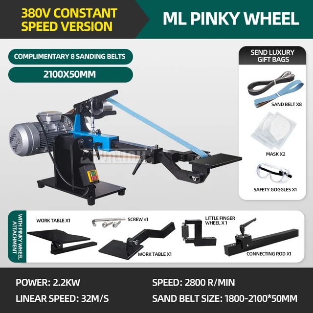2.2Kw Vertical And Horizontal Belt Sanding Machine Industrial Knife Sharpener Metal Polisher Lathe Polishing Grinding Machine – 380V 2.2Kw Vertical And Horizontal Belt Sanding Machine Industrial Knife Sharpener Metal Polisher Lathe Polishing Grinding Machine – 380V