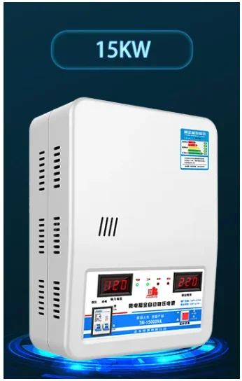 15Kva Voltage Stabilizer With Input Voltage 120V-270V Andoutput 220V Household Automatic Stabilized Power Supply Tool – 15000W 15Kva Voltage Stabilizer With Input Voltage 120V-270V Andoutput 220V Household Automatic Stabilized Power Supply Tool – 15000W