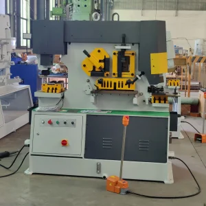 Hydraulic Punching Shearing and Notching Machine Ironworker Metal Processing Machine Hydraulic Punching Shearing and Notching Machine Ironworker Metal Processing Machine