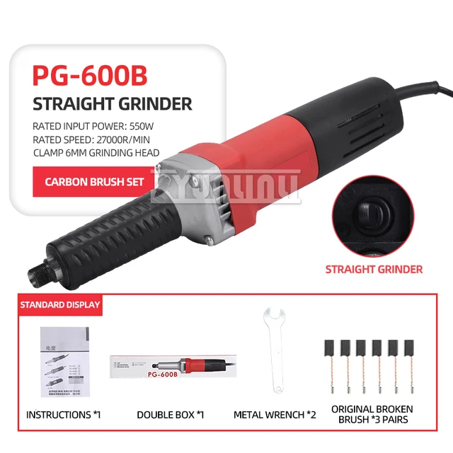 Pg-600B High Efficiency 6Mm Electric Grinding Stone Engraving Machine 550W Hand-Held Metal Sander Stone Carving Machine – Package B Pg-600B High Efficiency 6Mm Electric Grinding Stone Engraving Machine 550W Hand-Held Metal Sander Stone Carving Machine – Package B