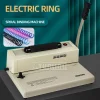 Electric Single Coil Binding Machine Spiral Coil Snake Binding Machine 46 Holes Contract Text Punching Machine YS-S12