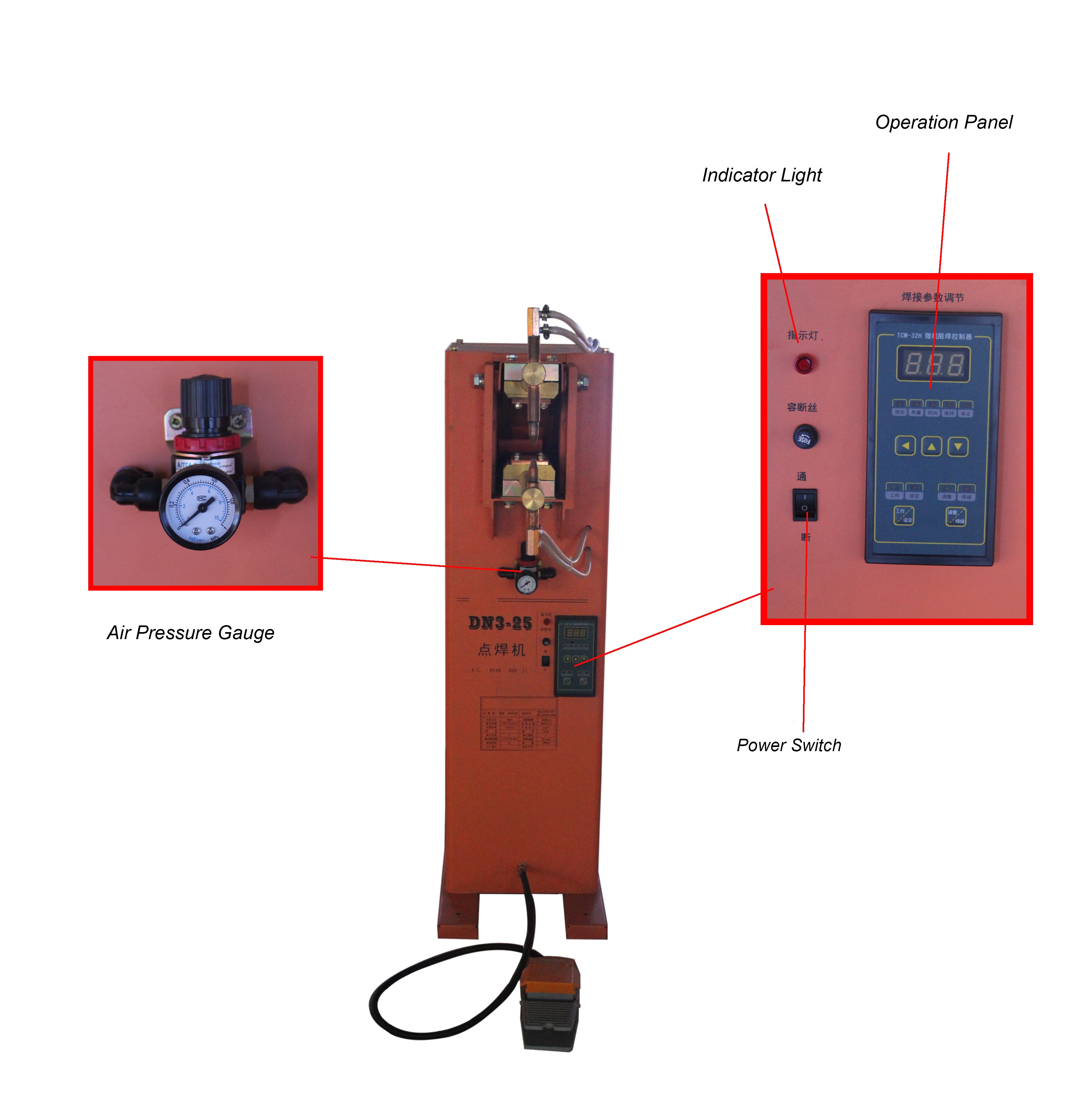 Single Phase Resistance Manual Spot Welding Machine Steel Welder Spot Welder Foot Operated Spot Welding Machine Single Phase Resistance Manual Spot Welding Machine Steel Welder Spot Welder Foot Operated Spot Welding Machine