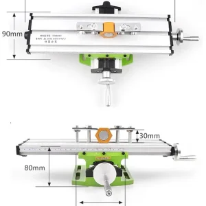 Multi-Functional Milling Machine Cross Working Table Mini Slide Table Support for Drilling Bench Drill Stent Tools BG6350 – 6300 Multi-Functional Milling Machine Cross Working Table Mini Slide Table Support for Drilling Bench Drill Stent Tools BG6350 – 6300