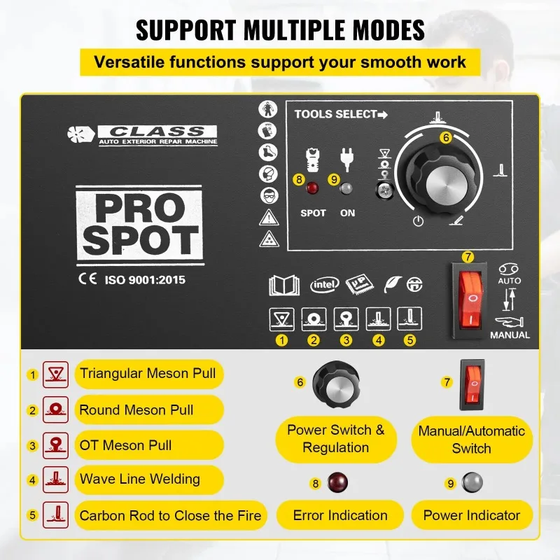 Vevor 3500A Spot Puller Dent Repair Machine Vehicle Panel Spot Puller Dent Spotter 220V 110V Multispot Bonnet Door Repair Vevor 3500A Spot Puller Dent Repair Machine Vehicle Panel Spot Puller Dent Spotter 220V 110V Multispot Bonnet Door Repair