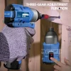 12v Brushless Lithium Battery Charging Impact Screwdriver DCPL04-8E Cordless Electric Screwdriver Electric Drill for Wood ,Metal – 1 BATTERY
