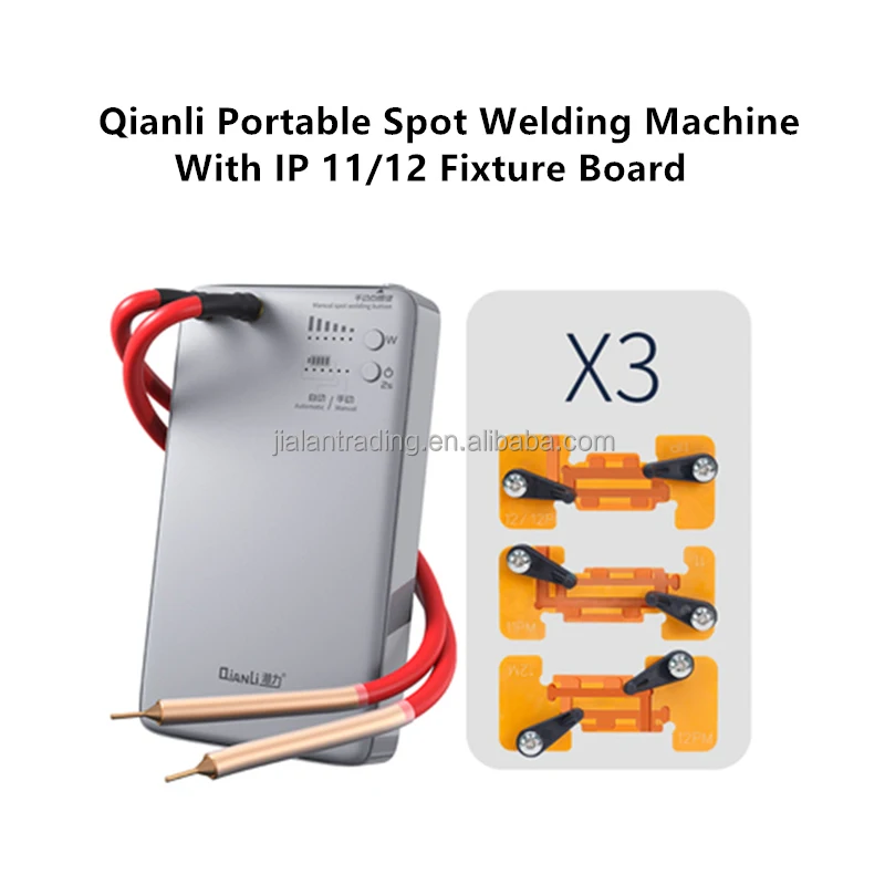 Qianli Portable Spot Welding Machine For Iphone 11-12Promax Battery Flex Replacement With Spot Welder Fixture Soldering Repair Qianli Portable Spot Welding Machine For Iphone 11-12Promax Battery Flex Replacement With Spot Welder Fixture Soldering Repair