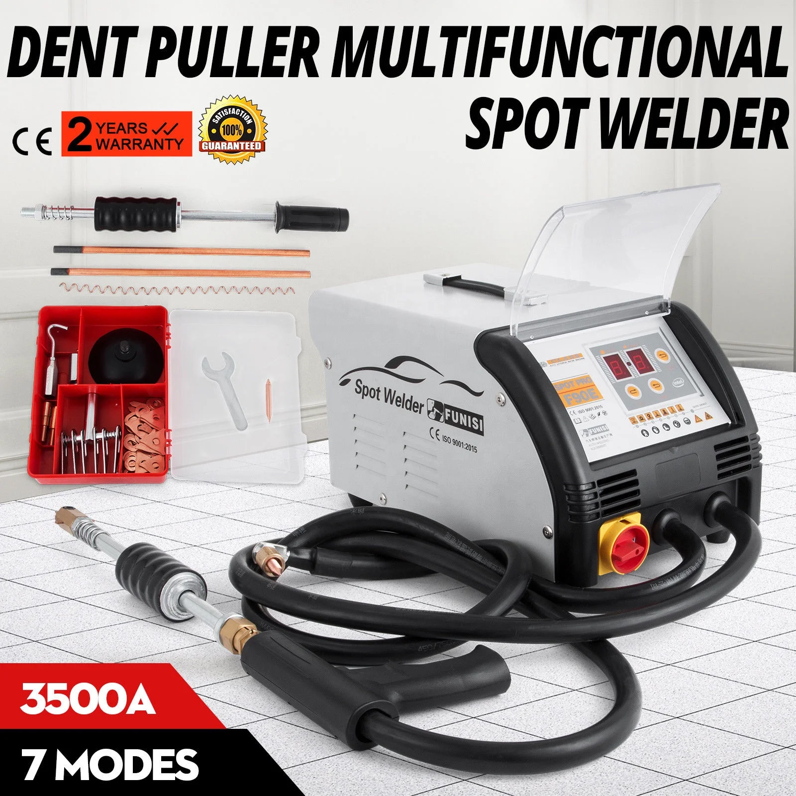 Stud Welder 3500A Vehicle Panel Spot Puller Dent Multispot Bonnet/Door Repair Stud Welder 3500A Vehicle Panel Spot Puller Dent Multispot Bonnet/Door Repair