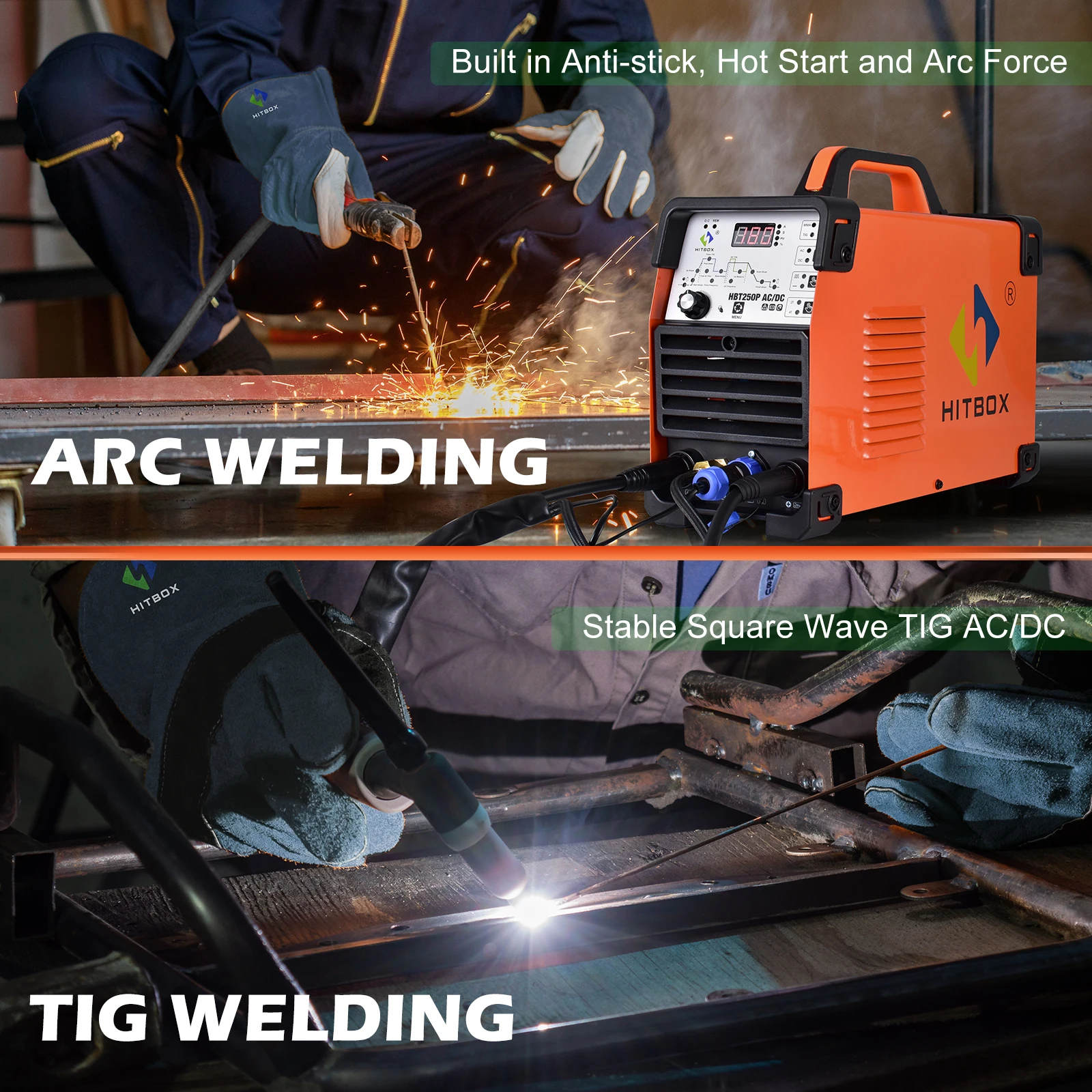 Hitbox Ac/Dc Welder Tig Aluminum Tig Welding Machine Arc Stick Welder Tools Igbt Inverter Soldador With Pulse Сварочный Аппарат Hitbox Ac/Dc Welder Tig Aluminum Tig Welding Machine Arc Stick Welder Tools Igbt Inverter Soldador With Pulse Сварочный Аппарат
