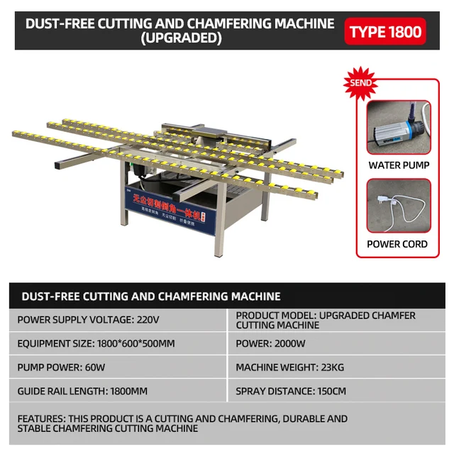 Desktop Ceramic Tile Chamfering Machine 45° High-Precision Dust-Free Tile Ceramic Tile Chamfering Machine Water Cutting Bevel – 1800 Desktop Ceramic Tile Chamfering Machine 45° High-Precision Dust-Free Tile Ceramic Tile Chamfering Machine Water Cutting Bevel – 1800