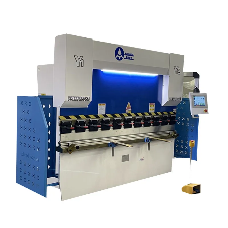 Industrial Quality Angle Automatic Adjustment Press Brake Machine With Tp10S Controller Industrial Quality Angle Automatic Adjustment Press Brake Machine With Tp10S Controller