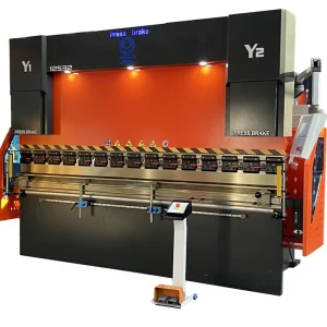 Double Servo Hydraulic CNC Press Brake with TP10S for Metal Sheet in Manufacturing Plant