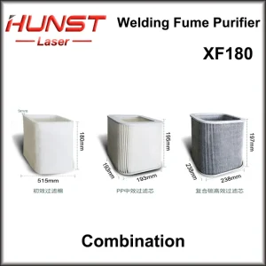 Hunst Laser Fume Extractor Filter Element For XF180 XF250 Soldering Smoke Fume Absorber Purifier HEPA Dust Collector – XF180 Combination
