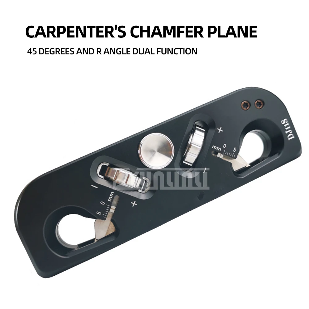 Chamfer Plane Hand Planer Woodworking Wooden Edge Corner Trimming Chamfering 45 Degree R-Angle Dual Use Woodworking Planer Chamfer Plane Hand Planer Woodworking Wooden Edge Corner Trimming Chamfering 45 Degree R-Angle Dual Use Woodworking Planer