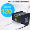Flat Needle Fully Automatic Photosensitive Intelligent Electric Stapler Can Bind Thickened 120 Pages of A4 Paper R-ES120 – 15000pcs staples