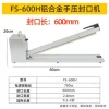 100cm PVC PUF PP Hot Film Sealing Machine Hand Pressed Plastic Film Plastic Sealing Machine Desktop Aluminum Foil Sealing Tool – 60CM