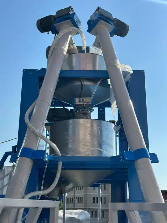 Double Spiral Mortar Mixing Machine Double Spiral Mortar Mixing Machine
