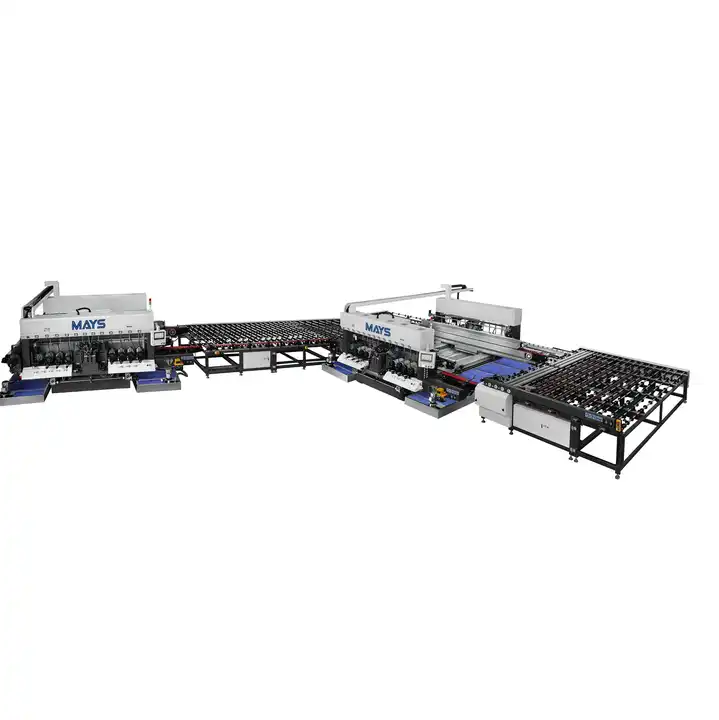 Glass Straight Double Edging Machine L Line Glass Double Edging Polishing Double Side Glass Edger Grinding Polished Machine Glass Straight Double Edging Machine L Line Glass Double Edging Polishing Double Side Glass Edger Grinding Polished Machine