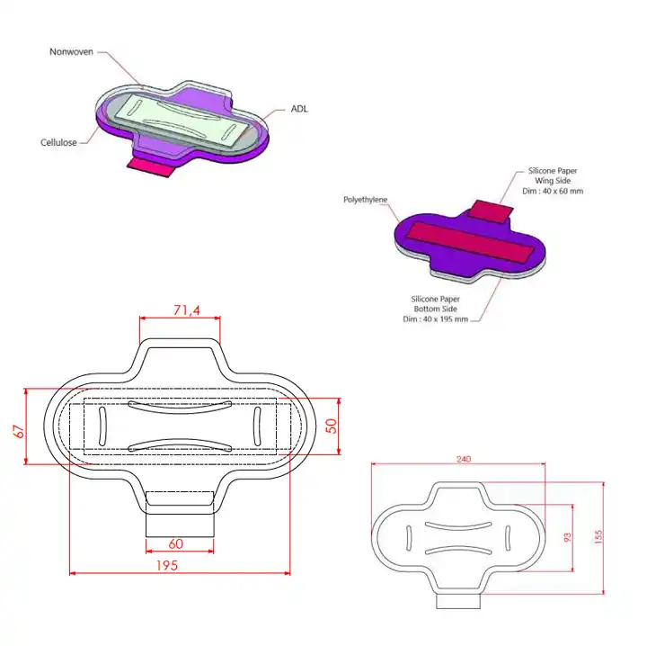Sanitary Pad Production Line Sanitary Pad Production Line
