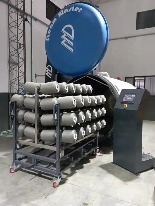 50 Kg Sample Yarn Fixing Conditioning Ht Hp Steamer Autoclave 380V;50Hz Steam Master Made In Turkey 50 Kg Sample Yarn Fixing Conditioning Ht Hp Steamer Autoclave 380V;50Hz Steam Master Made In Turkey