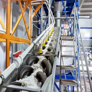 SALT WASHING SCREW CONVEYOR 10 TPH