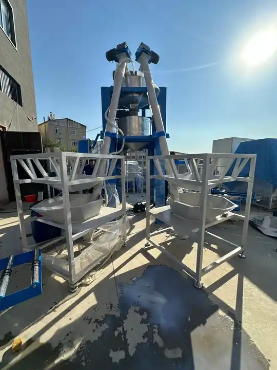 Double Spiral Mortar Mixing Machine Double Spiral Mortar Mixing Machine