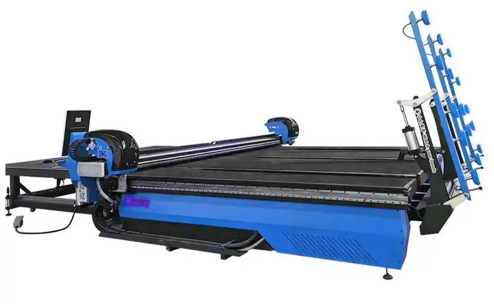 Multi Functional Cnc Glass Cutting Machine Low-E Fonction Lazer Marking Production With Loading Cutting And Breaking Table Multi Functional Cnc Glass Cutting Machine Low-E Fonction Lazer Marking Production With Loading Cutting And Breaking Table