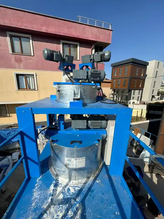 Double Spiral Mortar Mixing Machine Double Spiral Mortar Mixing Machine