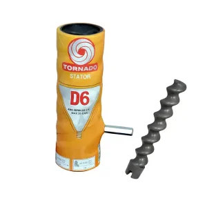 D6-3 Stator and Rotor Set for Screw Pump Mortar Cement Gypsyum Construction Plastering Machine Long Life New Made in Turkey