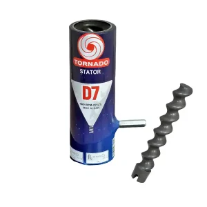 D7-2.5 Stator and Rotor Set for Screw Pump Mortar Cement Gypsyum Plastering Machine Made in Turkey New Durable  Long Life