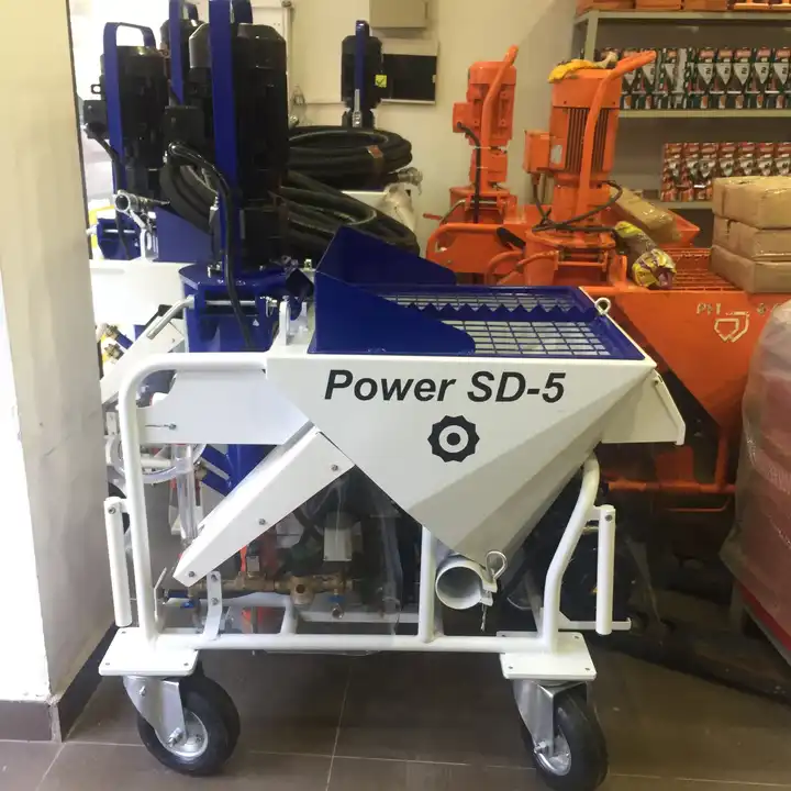 Wall Mortar Cement Plastering Spray Machine 220 V Power Sd 5 Wall Mortar Cement Plastering Spray Machine 220 V Power Sd 5