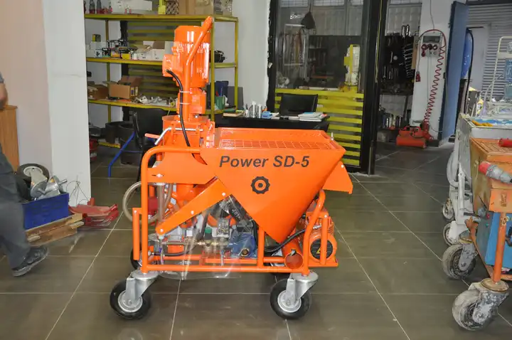 High Quality Wall Dry Mortar Cement Plastering Spraying Machine Made In Turkey New 380 V Power Sd 5 High Quality Wall Dry Mortar Cement Plastering Spraying Machine Made In Turkey New 380 V Power Sd 5