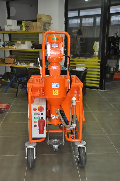 Portable Mortar Cement Wall Plaster Pump Plastering Dry Spraying Machine High Quality 380 V Power Sd 5 Made In Turkey Portable Mortar Cement Wall Plaster Pump Plastering Dry Spraying Machine High Quality 380 V Power Sd 5 Made In Turkey