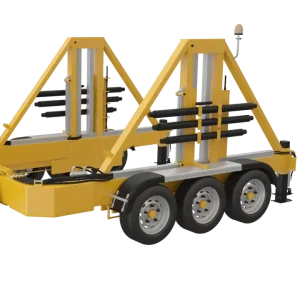 10 Ton Hydraulic Cable Pulling Winches and Trailers