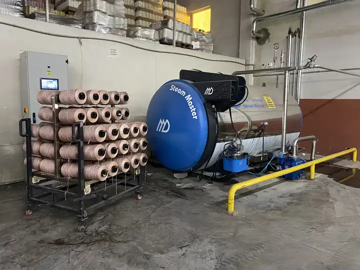 Fully Automatic Textile Autoclave Polyester Cotton Acrylic Yarn Fixing Steaming Conditioning Machine 1250 Kg Fully Automatic Textile Autoclave Polyester Cotton Acrylic Yarn Fixing Steaming Conditioning Machine 1250 Kg