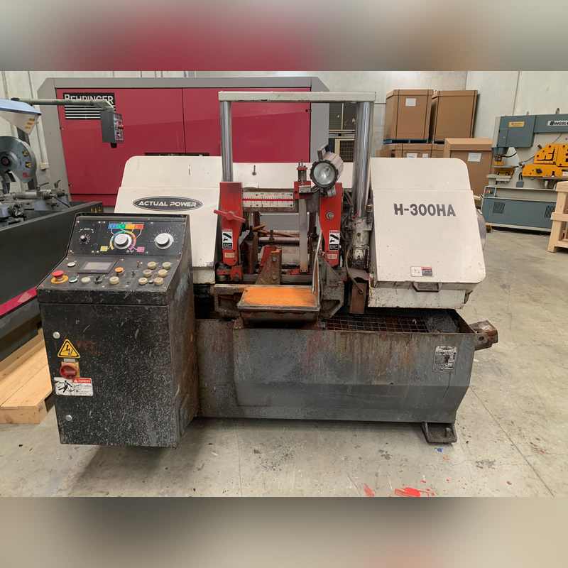 Actual Power H-300A- Nc Hitch Feed Automatic Column Type Bandsaw Actual Power H-300A- Nc Hitch Feed Automatic Column Type Bandsaw