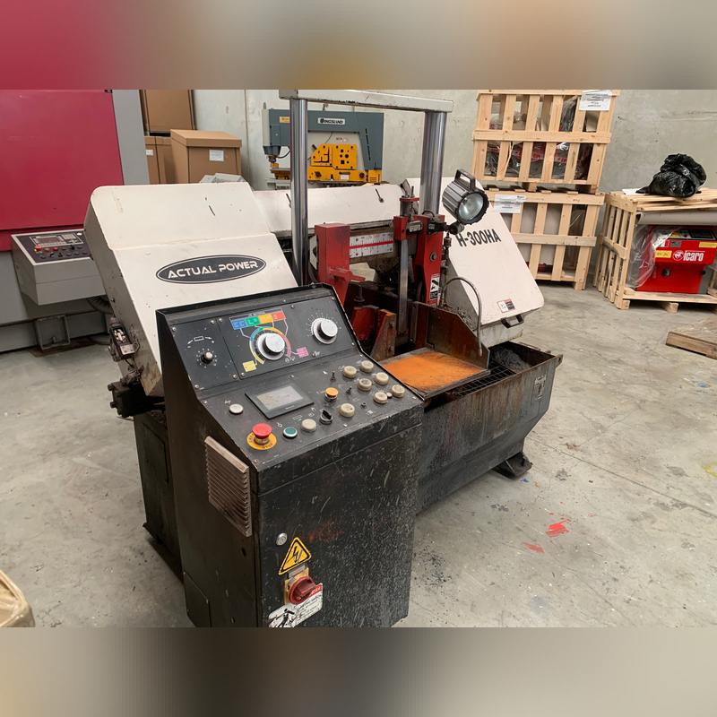 Actual Power H-300A- Nc Hitch Feed Automatic Column Type Bandsaw Actual Power H-300A- Nc Hitch Feed Automatic Column Type Bandsaw