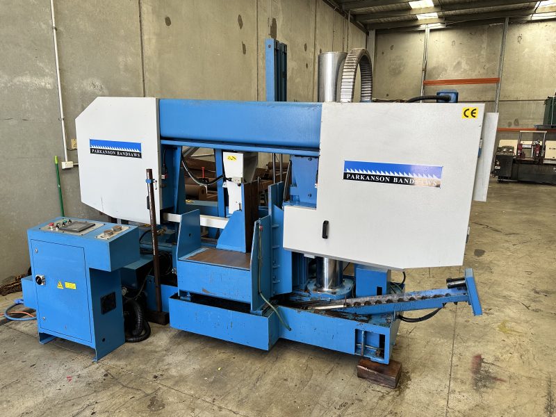Parkanson Pk600Hfa (Nc) Hitch Feed Twin Column Automatic Pack Cutting Bandsaw Parkanson Pk600Hfa (Nc) Hitch Feed Twin Column Automatic Pack Cutting Bandsaw